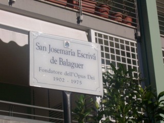 Una strada per il fondatore dell’Opus Dei