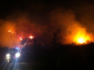 Trecento ettari in fumo a Caramanico