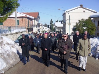 I vescovi africani ed europei in visita al Volto Santo