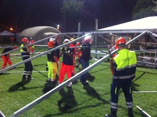 Anche abruzzesi fra i soccorritori in Emilia