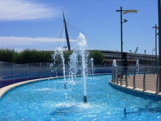 Zampilli e giochi d’acqua alla Madonnina