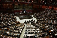 L'aula della Camera dei Deputati a Montecitorio