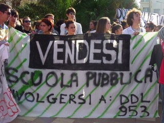 In marcia contro la riforma della scuola