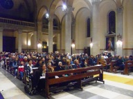 I tanti fedeli presenti nella Cattedrale di San Cetteo