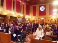 Fedeli e consacrati hanno gremito la chiesa dello Spirito Santo