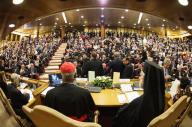 L'affollata conferenza stampa in Vaticano nella quale, stamani, è stata presentata l'enciclica