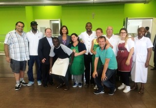 Laura Boldrini in visita alla Cittadella dell’accoglienza Giovanni Paolo II°