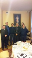 La delegazione pescarese insieme al vescovo di Kielce, monsignor Jan Piotrowski
