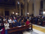 I fedeli presenti ieri alla celebrazione eucaristica di ognissanrti