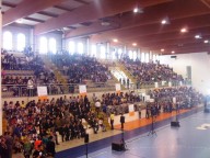 Il Palasport Giovanni Paolo II di Pescara gremito da 1.500 studenti