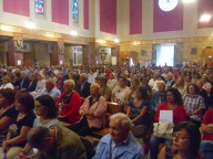 Gli 800 convegnisti, ieri mattina, durante la messa finale nella chiesa dello Spirito Santo