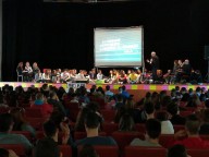 L'Auditorium Flaiano gremito dagli studenti del Liceo Galilei