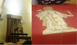 Penne: restaurati il busto ligneo e lo stendardo dedicati a San Massimo