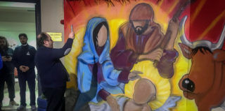 Un presepe murale per la Casa famiglia “Il samaritano”