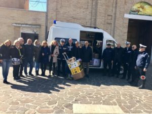 Caritas S. Antonio: donati 10 quintali di alimenti da Polizia locale